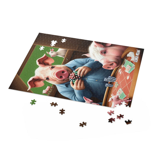 Porker Pigs - Puzzle (120, 252, 500-Piece)